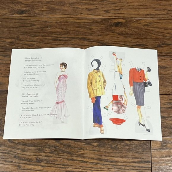 2007 Kitty Dale 1959 Paper Doll Book Kim Brecklein Uncut 1959 Fahion - Picture 7 of 9